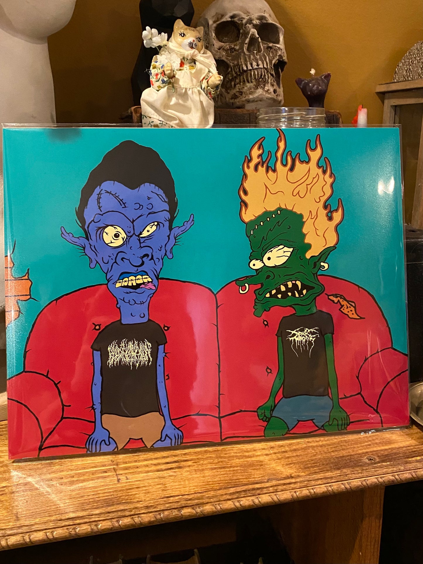 "Hey...uhh...Butthead... I feel kind of funny"