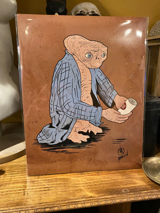 ET gets genny drunk for the first time