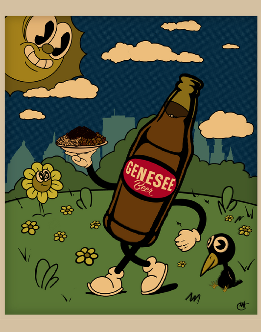 11 x 14 Print of Genesse Beer