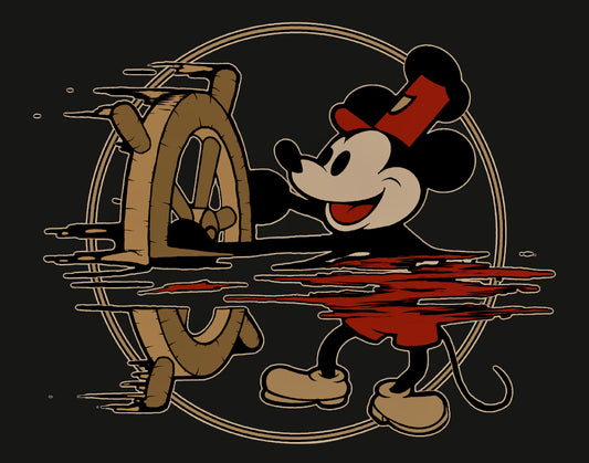 11 x 14 Print of Steamboat Willie TM