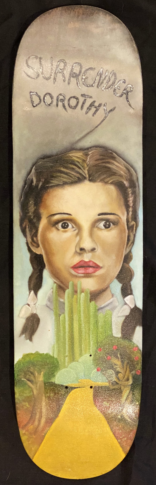 Skateboard with Dorothy from Wizard of Oz Hand Painted